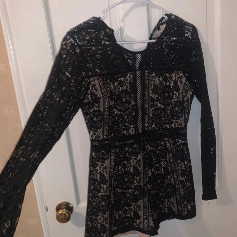 Altard State Womens Black Romper